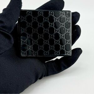 Gucci Beauty Dual Sided Compact Mirror Black and Gold